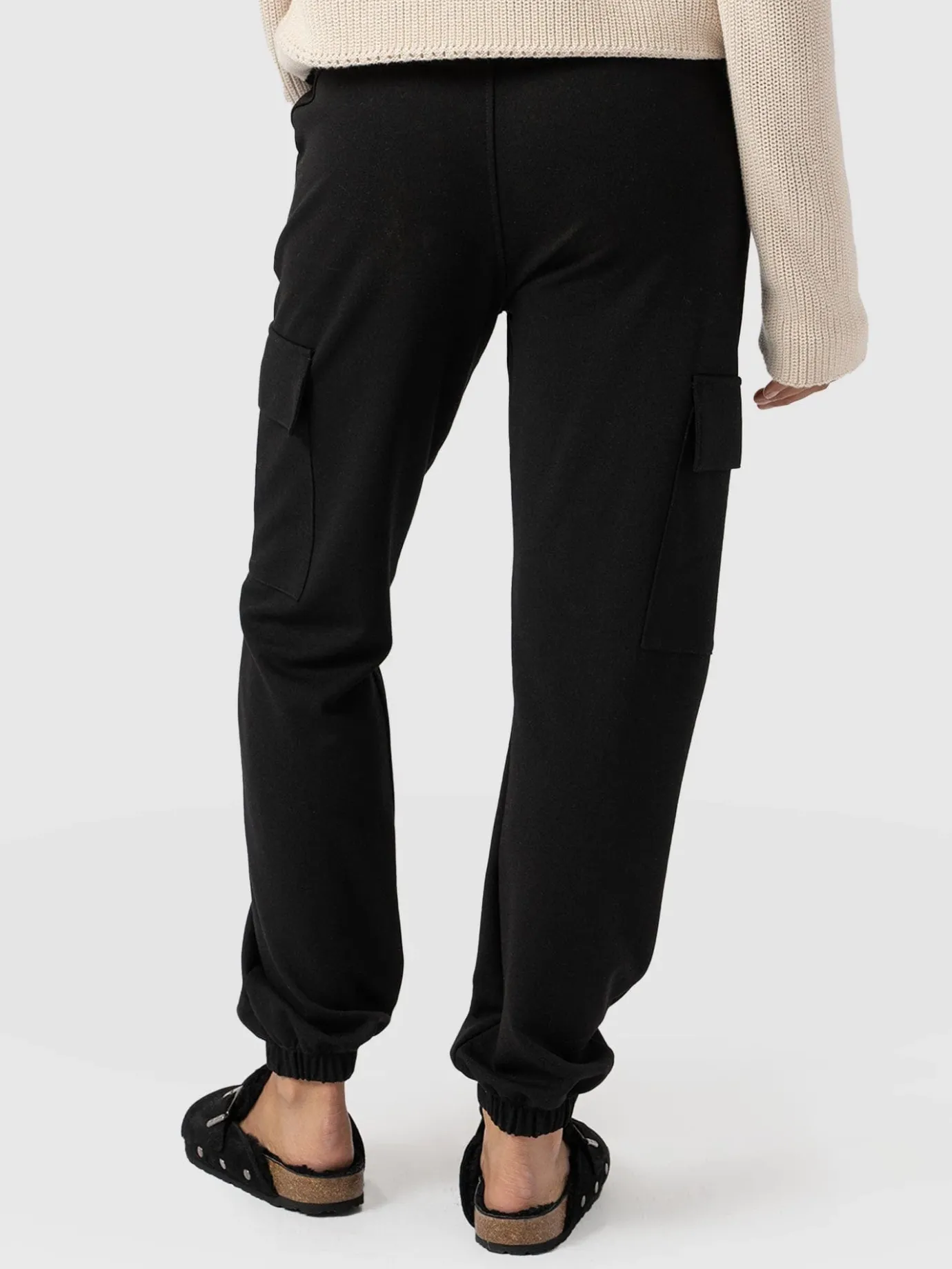 Pants|Saint and Sofia Cargo Tapered Pant - Black