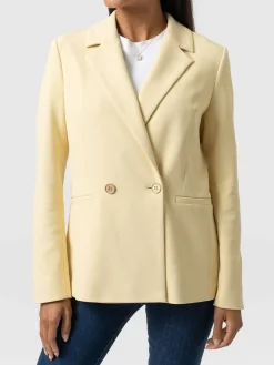 Coats & Jackets|Blazers|Saint and Sofia Carmen Blazer - Yellow