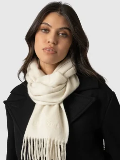 Scarves & Hats|Accessories|Saint and Sofia Cashmere Scarf - Cream