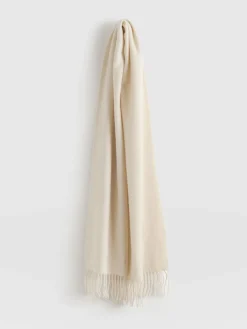 Scarves & Hats|Accessories|Saint and Sofia Cashmere Scarf - Cream