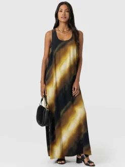 Dresses|Saint and Sofia Celeste Maxi Dress - Yellow Gradient