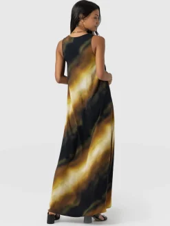 Dresses|Saint and Sofia Celeste Maxi Dress - Yellow Gradient