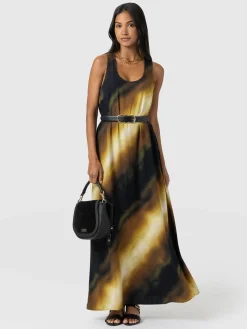 Dresses|Saint and Sofia Celeste Maxi Dress - Yellow Gradient