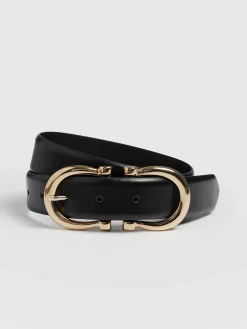 Leather Belts|Accessories|Saint and Sofia Chelsea Belt - Black