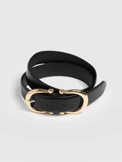 Leather Belts|Accessories|Saint and Sofia Chelsea Belt - Black