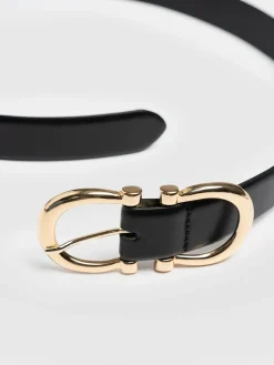 Leather Belts|Accessories|Saint and Sofia Chelsea Belt - Black