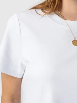 T-shirts & Tanks|Saint and Sofia Chelsea Crew Neck Tee - White