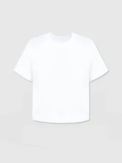 T-shirts & Tanks|Saint and Sofia Chelsea Crew Neck Tee - White
