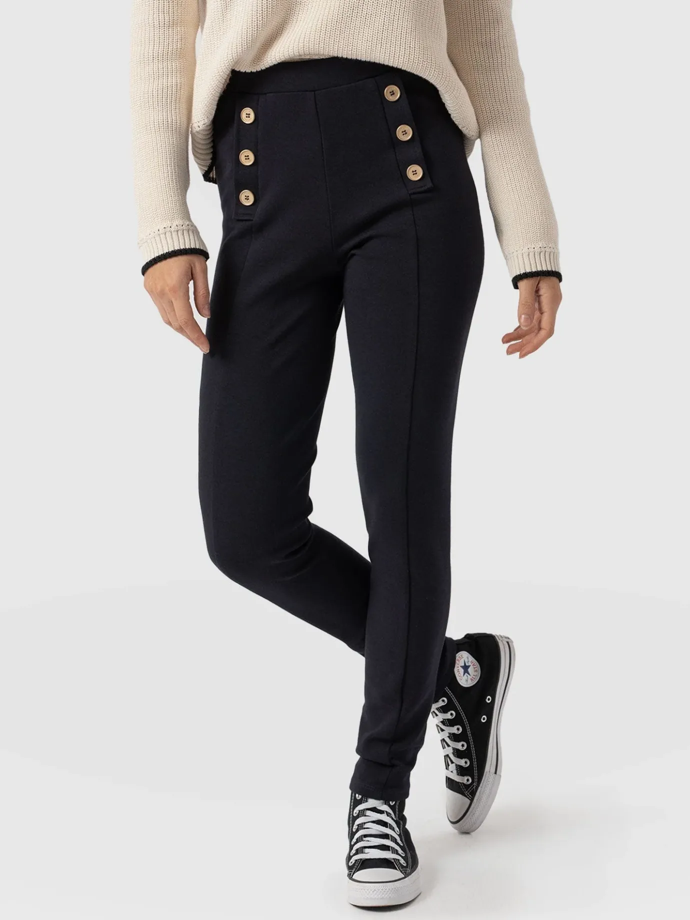 Pants|Saint and Sofia Chelsea Legging - Navy