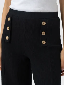 Pants|Saint and Sofia Chelsea Pant - Black Textured