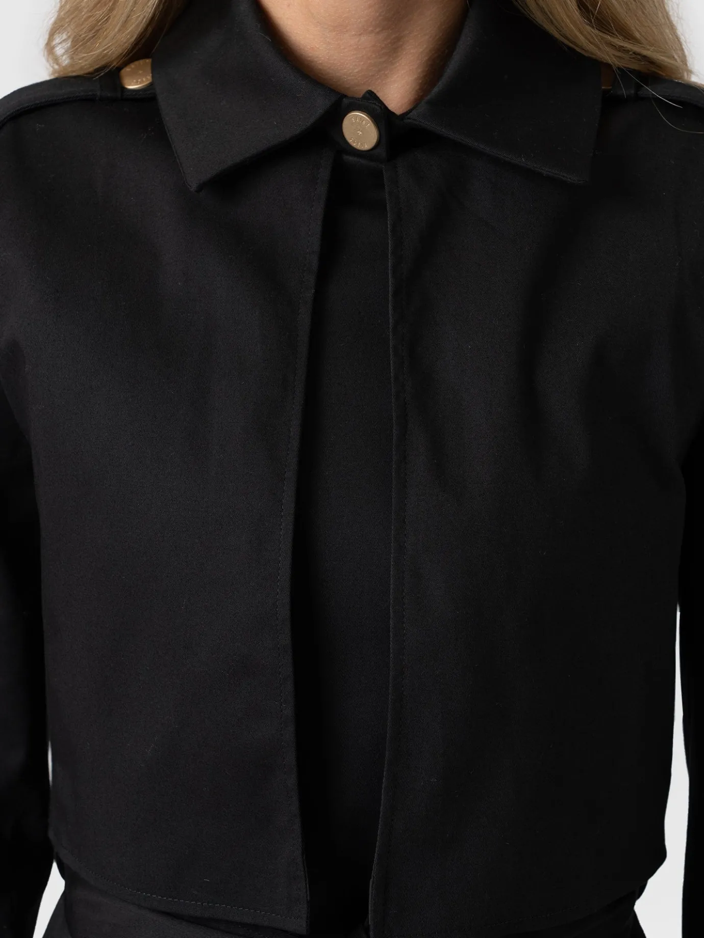 Coats & Jackets|Saint and Sofia Classic Trench Coat - Black