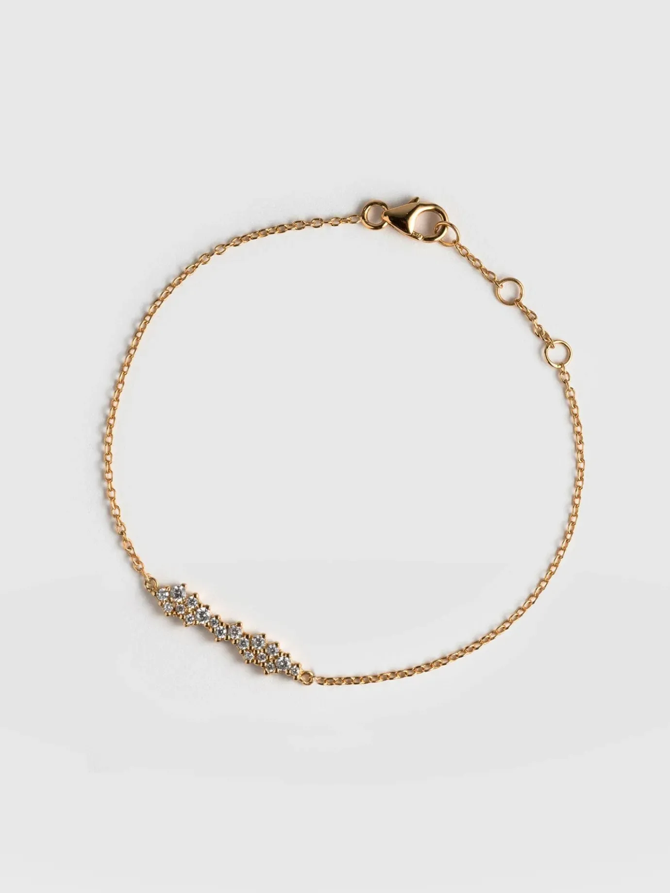 Gold Jewelry|Jewelry|Saint and Sofia Constellation Cluster Bar Bracelet - Gold