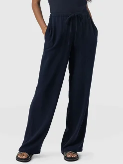Pants|Saint and Sofia Corinne Linen Pant - Navy