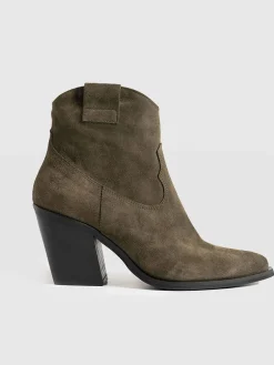 Boots|Shoes|Saint and Sofia Dallas Mid Boot - Khaki