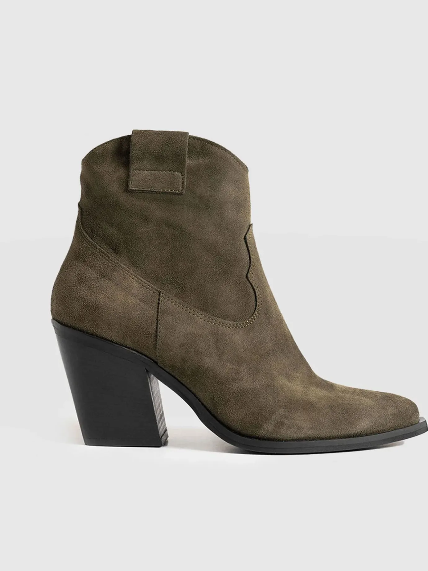 Boots|Shoes|Saint and Sofia Dallas Mid Boot - Khaki