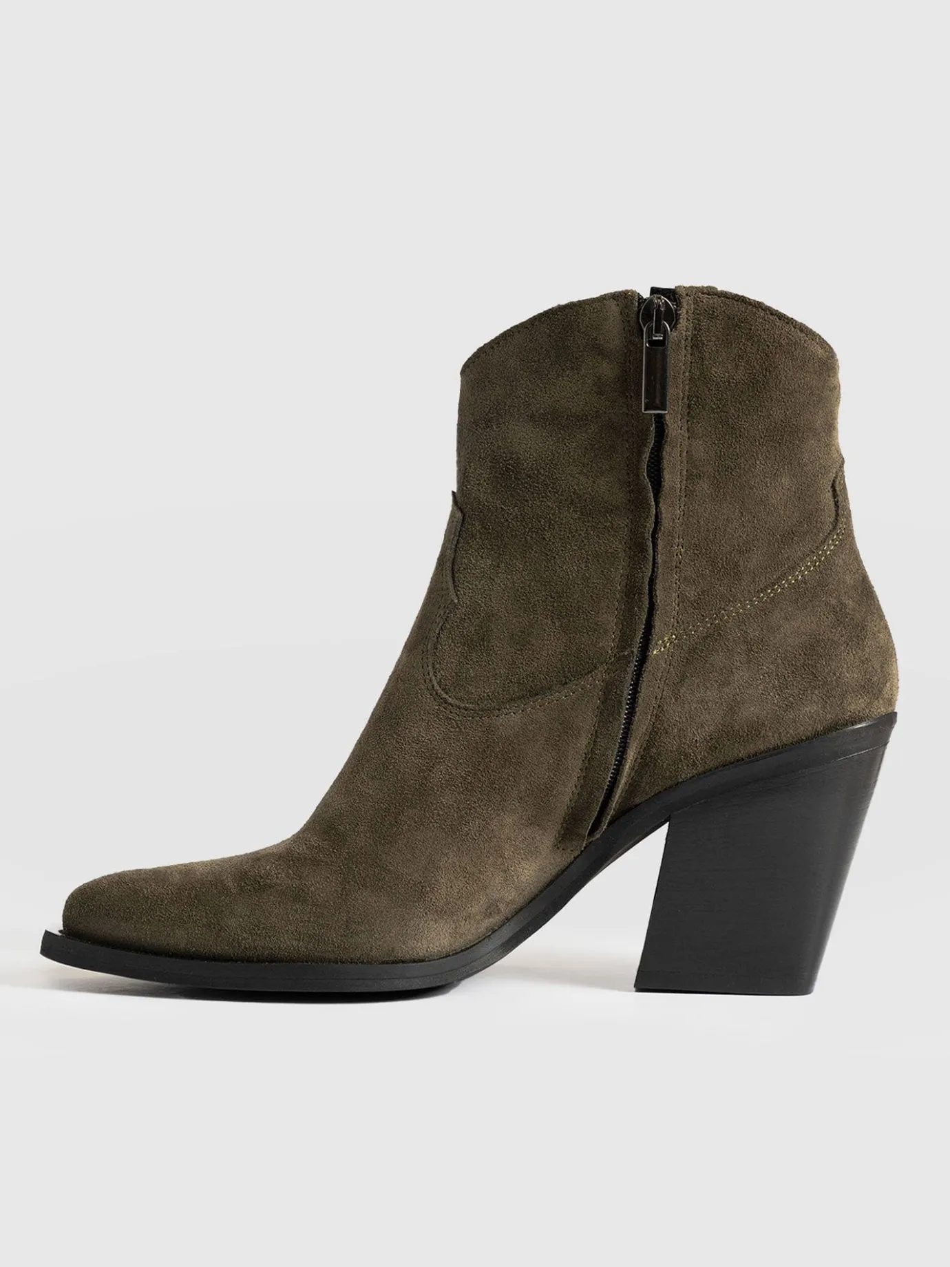 Boots|Shoes|Saint and Sofia Dallas Mid Boot - Khaki