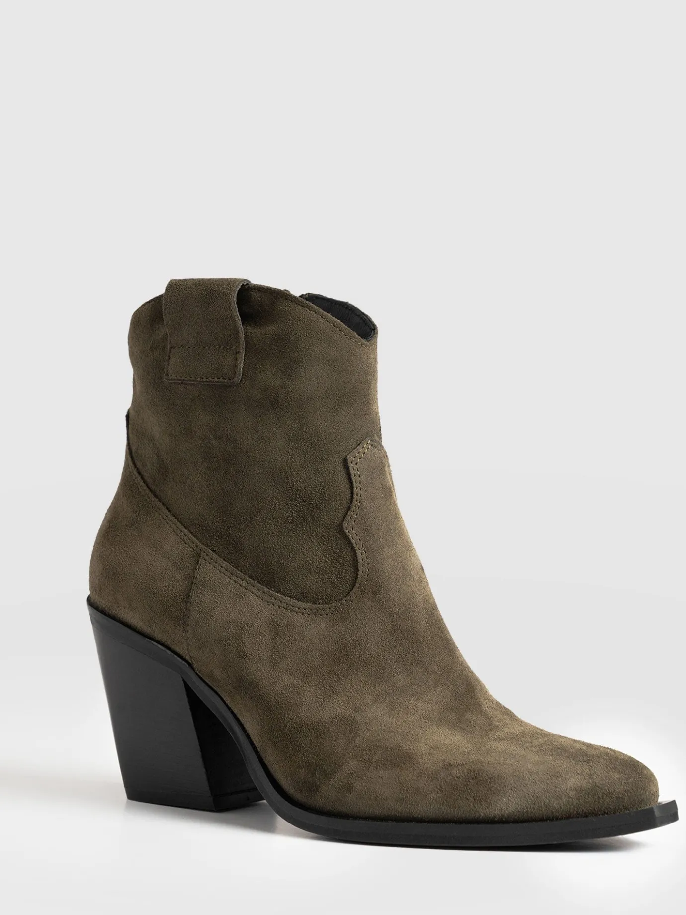 Boots|Shoes|Saint and Sofia Dallas Mid Boot - Khaki