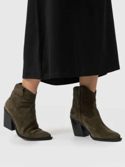 Boots|Shoes|Saint and Sofia Dallas Mid Boot - Khaki