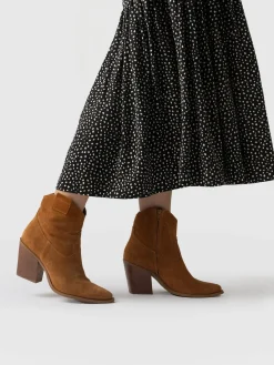 Boots|Shoes|Saint and Sofia Dallas Mid Boot - Tan