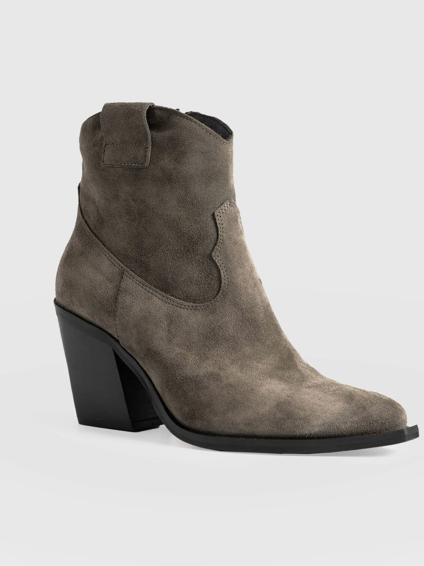 Boots|Shoes|Saint and Sofia Dallas Mid Boot - Taupe