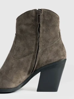 Boots|Shoes|Saint and Sofia Dallas Mid Boot - Taupe