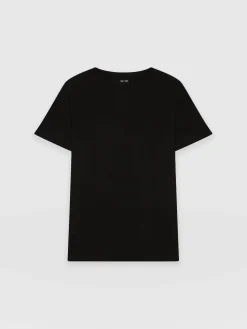 T-shirts & Tanks|Saint and Sofia Easy Cotton Tee - Black
