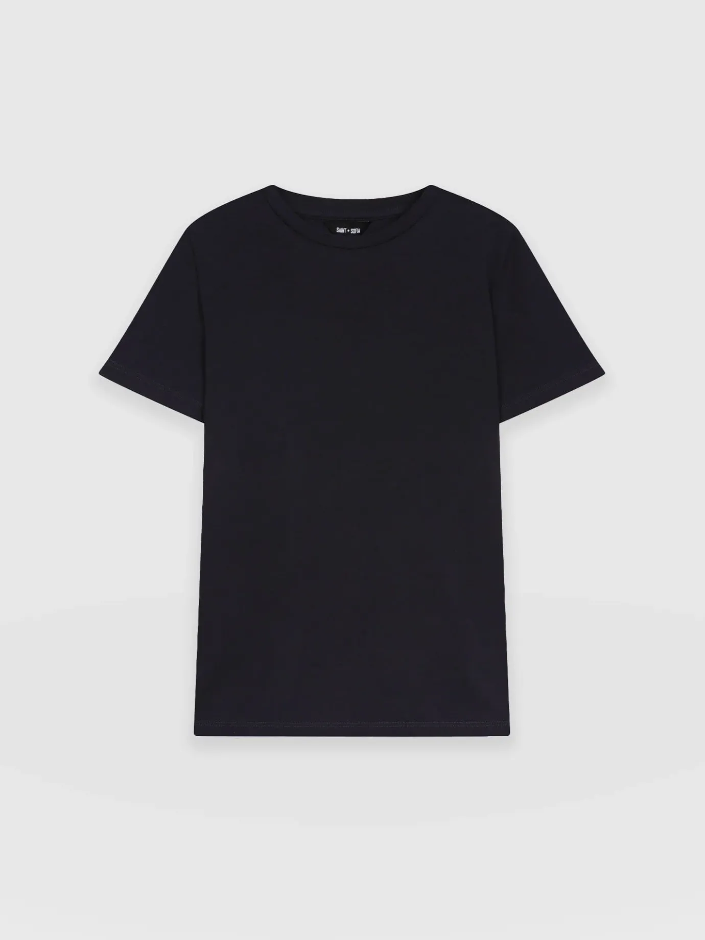 T-shirts & Tanks|Saint and Sofia Easy Cotton Tee - Navy
