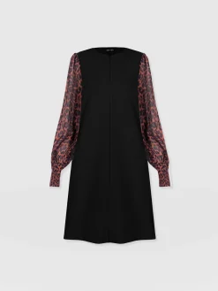 Dresses|Saint and Sofia Esme Zip Up Dress - Brown Leopard