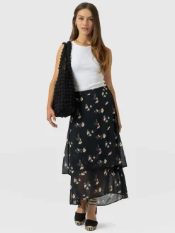 Skirts|Saint and Sofia Etta Layered Skirt - Lily Gardens