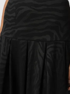 Skirts|Saint and Sofia Everly Pleated Skirt - Black Zebra