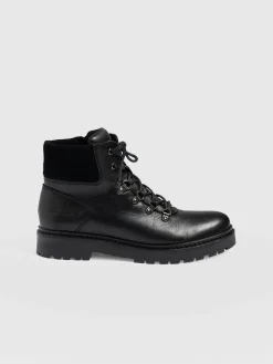 Boots|Shoes|Saint and Sofia Finchley Hiking Boot - Black