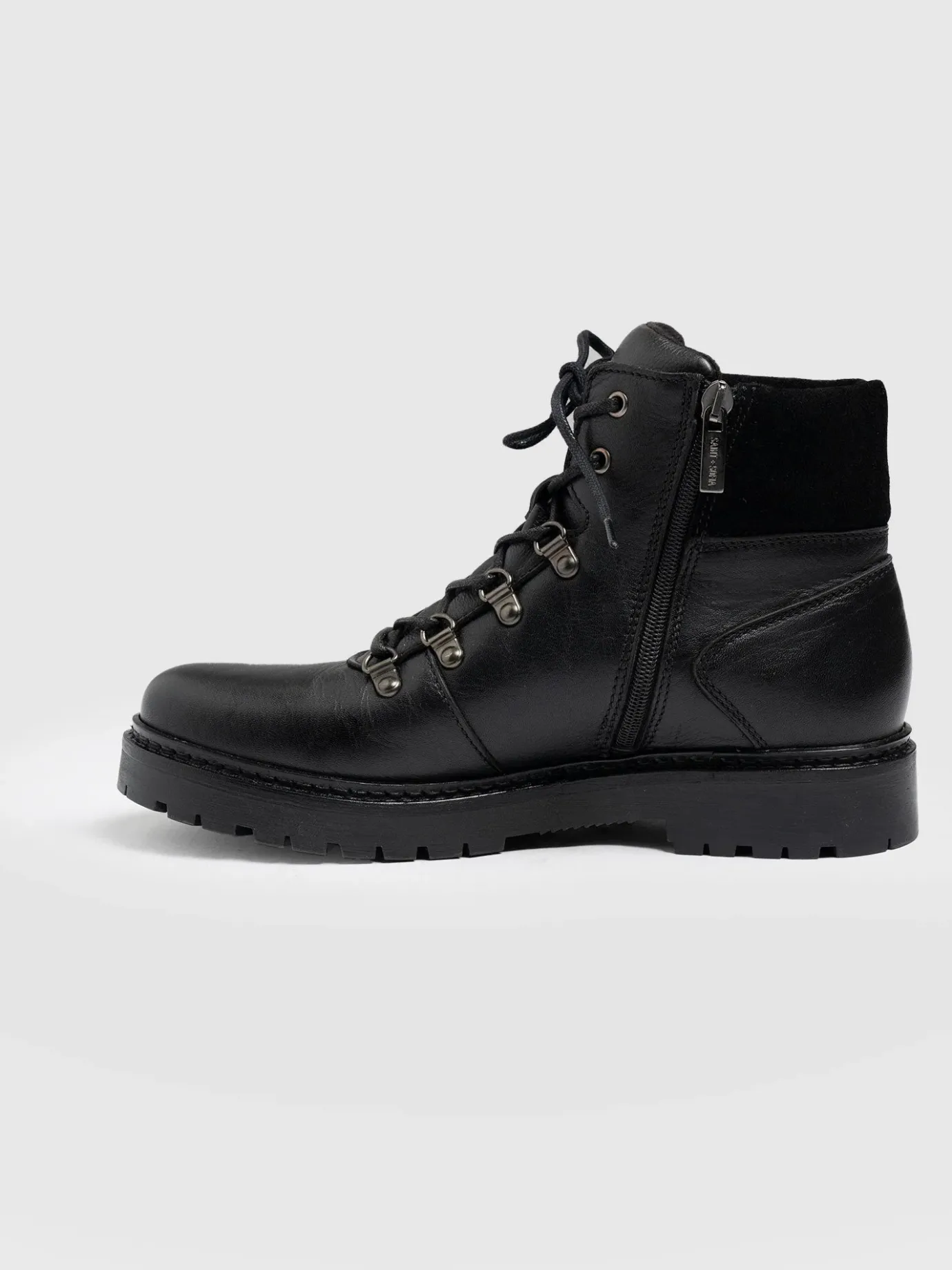 Boots|Shoes|Saint and Sofia Finchley Hiking Boot - Black