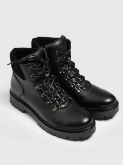 Boots|Shoes|Saint and Sofia Finchley Hiking Boot - Black
