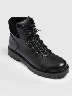 Boots|Shoes|Saint and Sofia Finchley Hiking Boot - Black