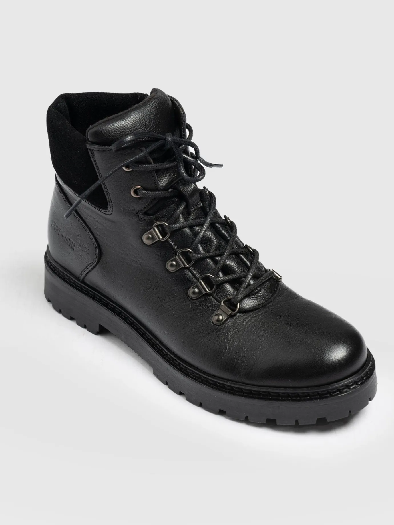 Boots|Shoes|Saint and Sofia Finchley Hiking Boot - Black