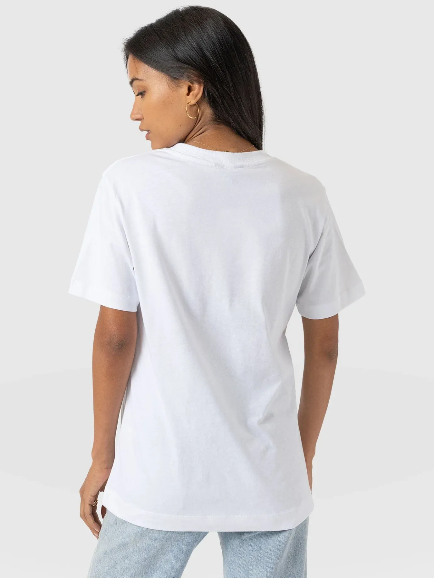 T-shirts & Tanks|Saint and Sofia Finsbury Crew Neck Tee - White