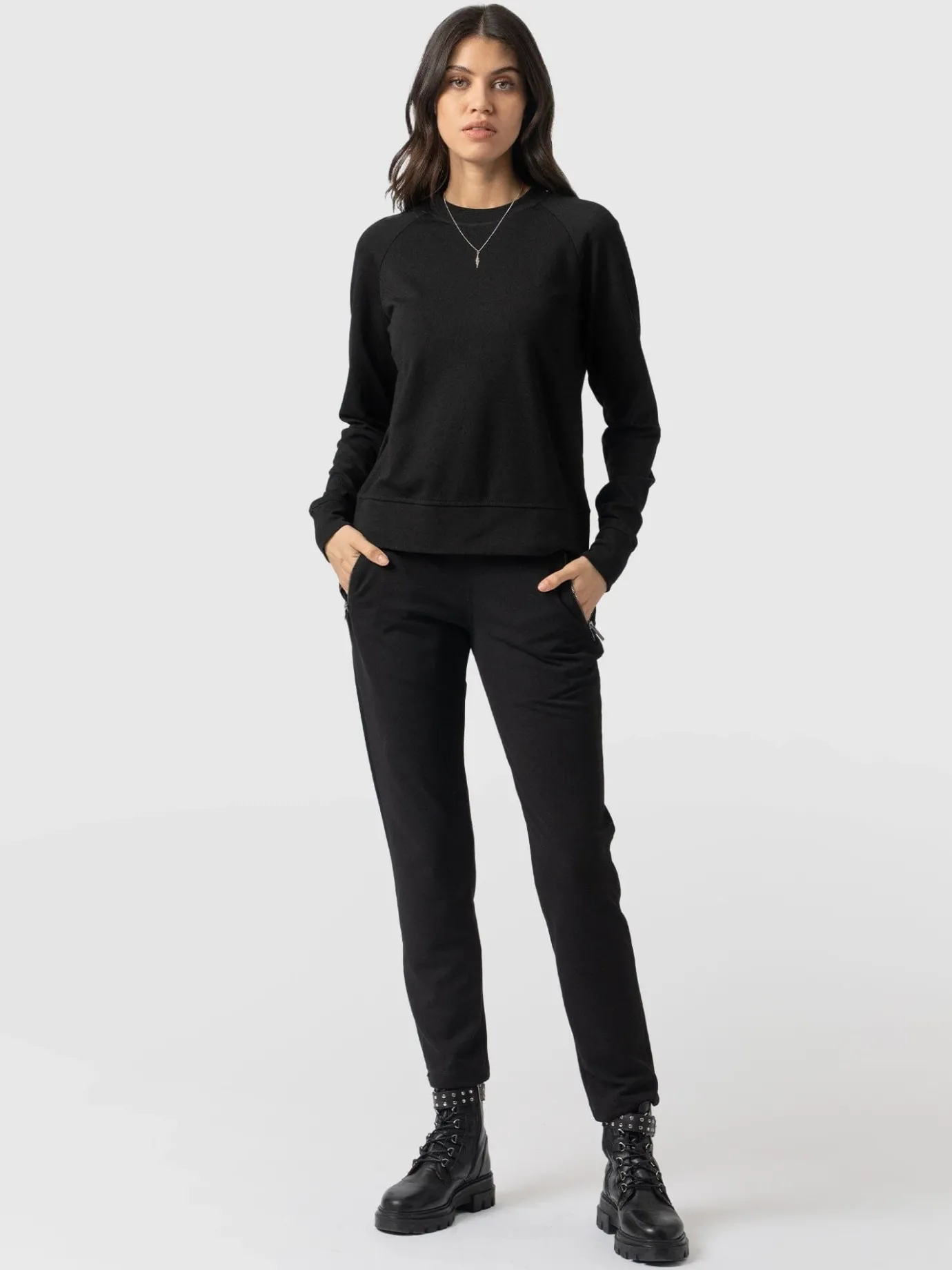 Pants|Saint and Sofia Finsbury Zip Pant - Black