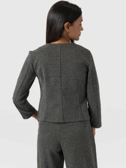 Coats & Jackets|Saint and Sofia Florence Jacket - Grey Twill