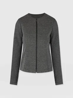 Coats & Jackets|Saint and Sofia Florence Jacket - Grey Twill
