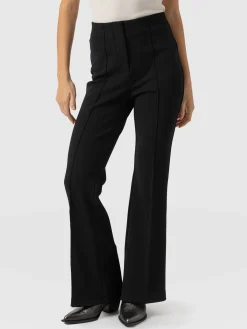 Pants|Saint and Sofia Freya Flared Pant - Black