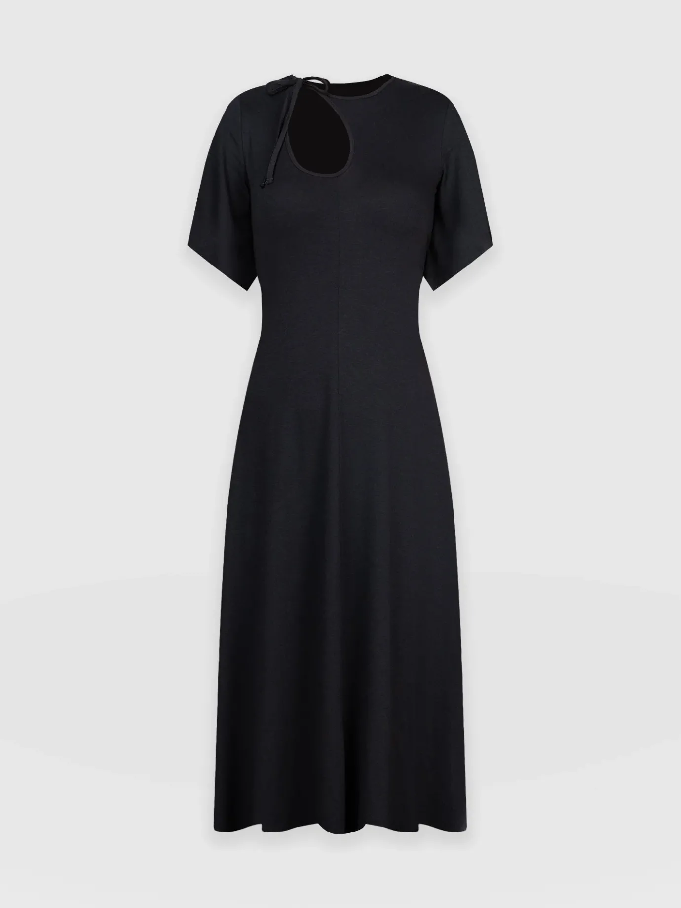 Dresses|Saint and Sofia Freya Tie Dress - Black