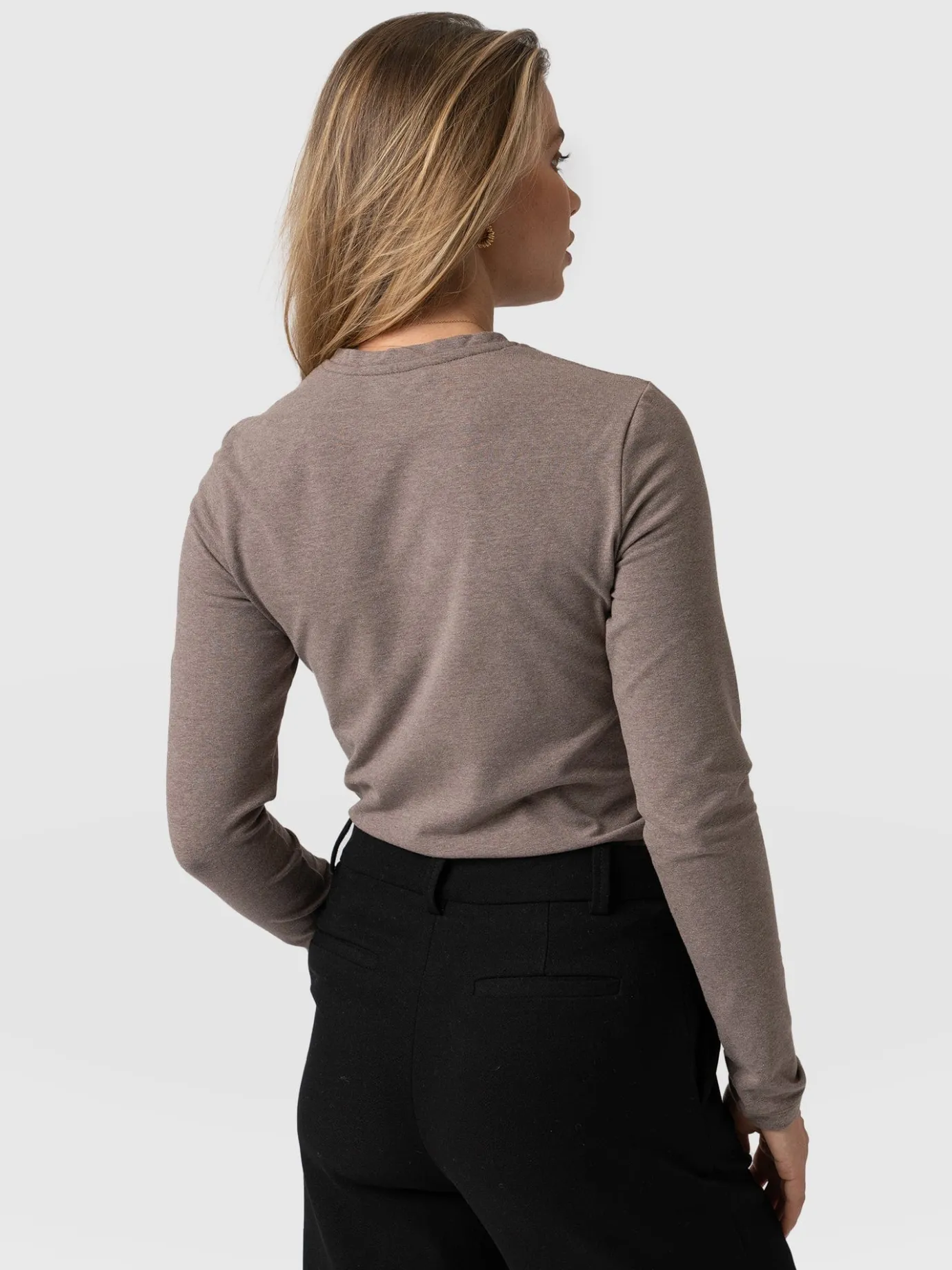 T-shirts & Tanks|Saint and Sofia Glen Crew Neck Tee - Coco