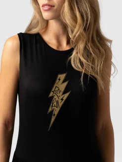 Dresses|Saint and Sofia Greenwich Dress - Black Rock n Roll
