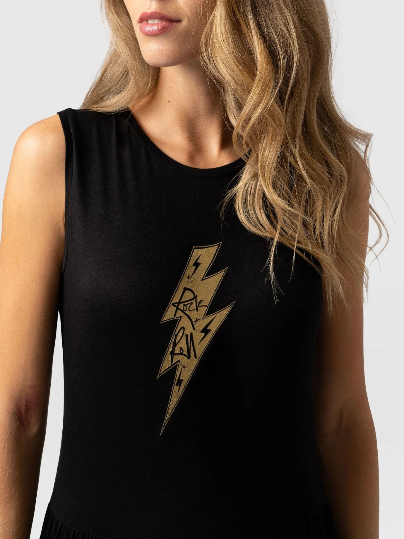 Dresses|Saint and Sofia Greenwich Dress - Black Rock n Roll