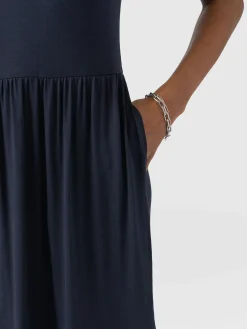 Dresses|Saint and Sofia Greenwich Dress - Navy