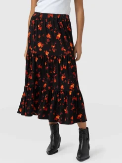 Skirts|Saint and Sofia Greenwich Skirt - Red Aurora