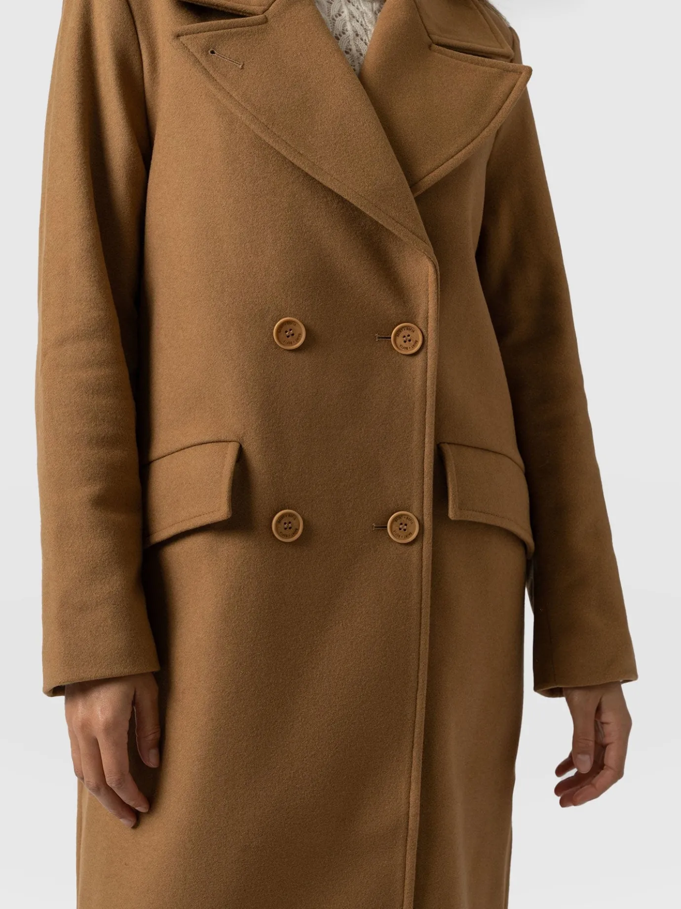 Coats & Jackets|Saint and Sofia Halcyon Coat - Camel