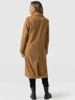 Coats & Jackets|Saint and Sofia Halcyon Coat - Camel