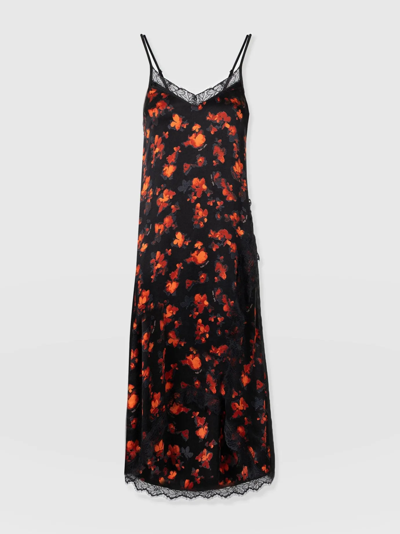 Dresses|Saint and Sofia Harper Lace Cami Dress - Red Aurora
