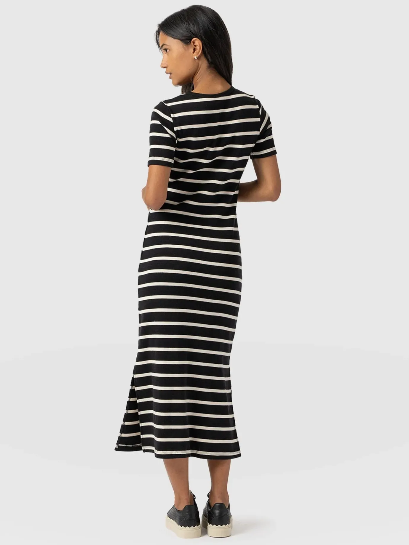 Dresses|Saint and Sofia Helena T-Shirt Dress - Stripe
